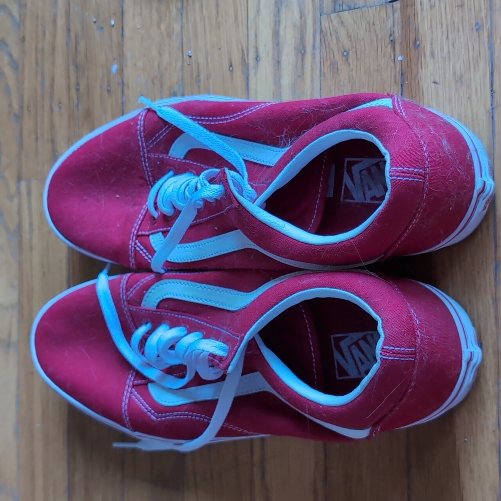 Red Vans - Picture 3 of 6